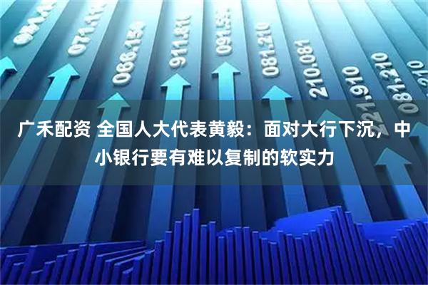 广禾配资 全国人大代表黄毅：面对大行下沉，中小银行要有难以复制的软实力