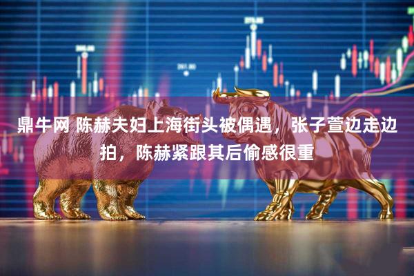 鼎牛网 陈赫夫妇上海街头被偶遇，张子萱边走边拍，陈赫紧跟其后偷感很重